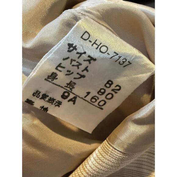 Maxi skirt light plaid wool blend button front womens M - Picture 6 of 9